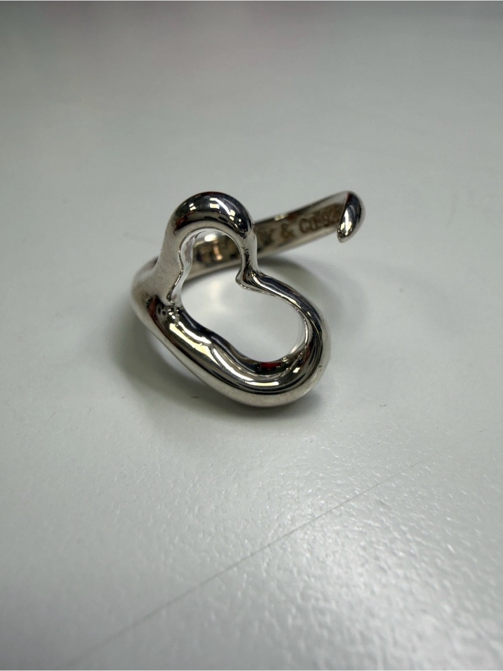 Tiffany Open Heart Ring